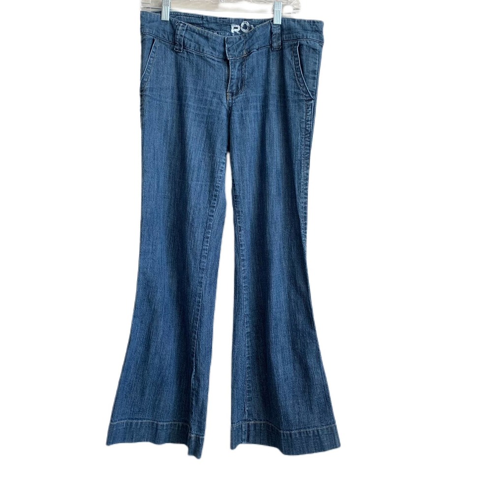Roxy Wide Leg Blue Jeans Size 13